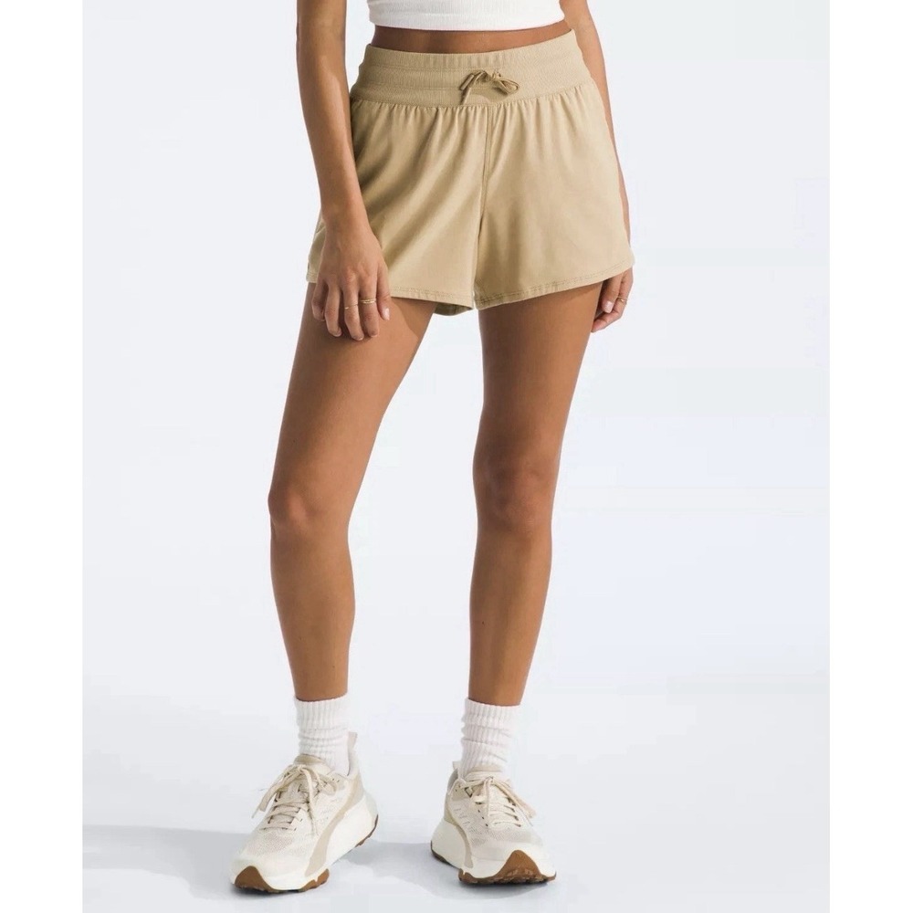 New The North Face Women's‎ Aphrodite Motion Short Khaki Stone Size Small